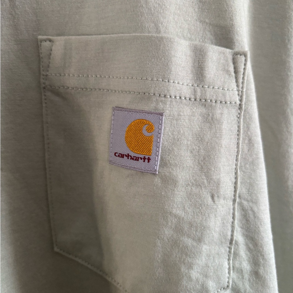 Carhartt Light Green Short Sleeve Tee - Picture 3 of 3